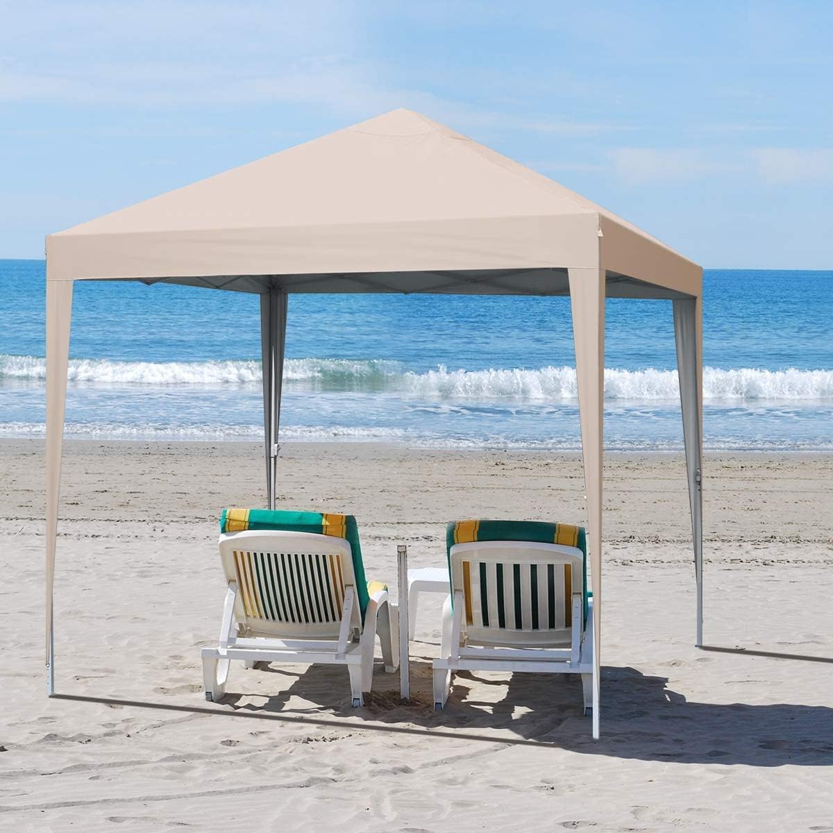 Amazon | ADVANCE OUTDOOR ワンタッチ タープテント 3段階調節 2.5m UV